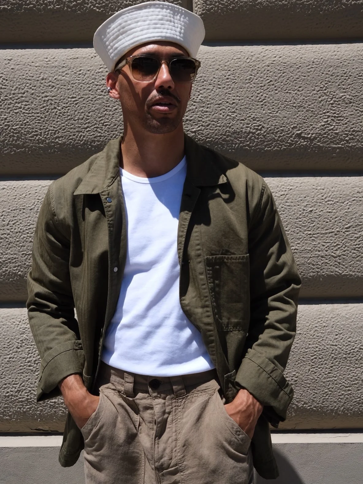 N-3 Utility Jacket - Designed for work on deck and in the field. And the pub 🍻🫡✌️
A late 1930s U.S. Navy design, worn across naval and Marine units. 
Constructed in 10oz Herringbone Twill Cotton from Tessuti di Sondrio, a high quality Italian mill 