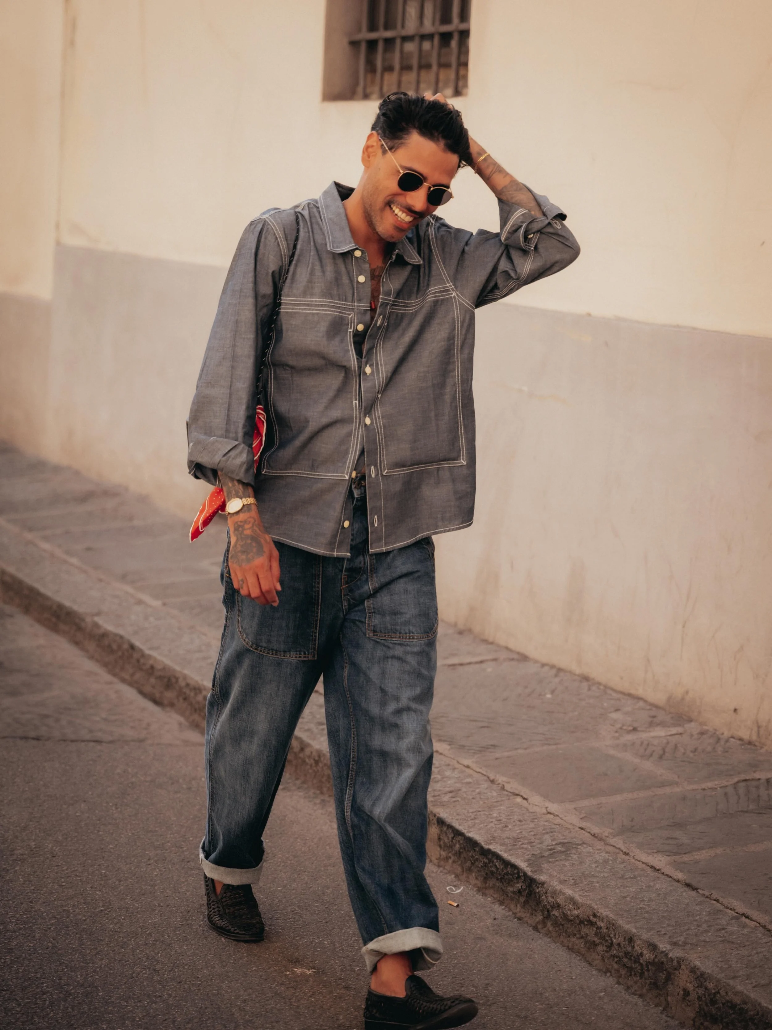 CCC Portland Chambray Shirt
Swiss Army Fatigue  in Denim

@d_watso 📸 

Military Style &amp; Workwear Inspired. Performance fabric &amp; construction led.

Classic heritage pieces.

#newwornloved #clothandcut #heritagestyle #workwearstyle #looksgooda