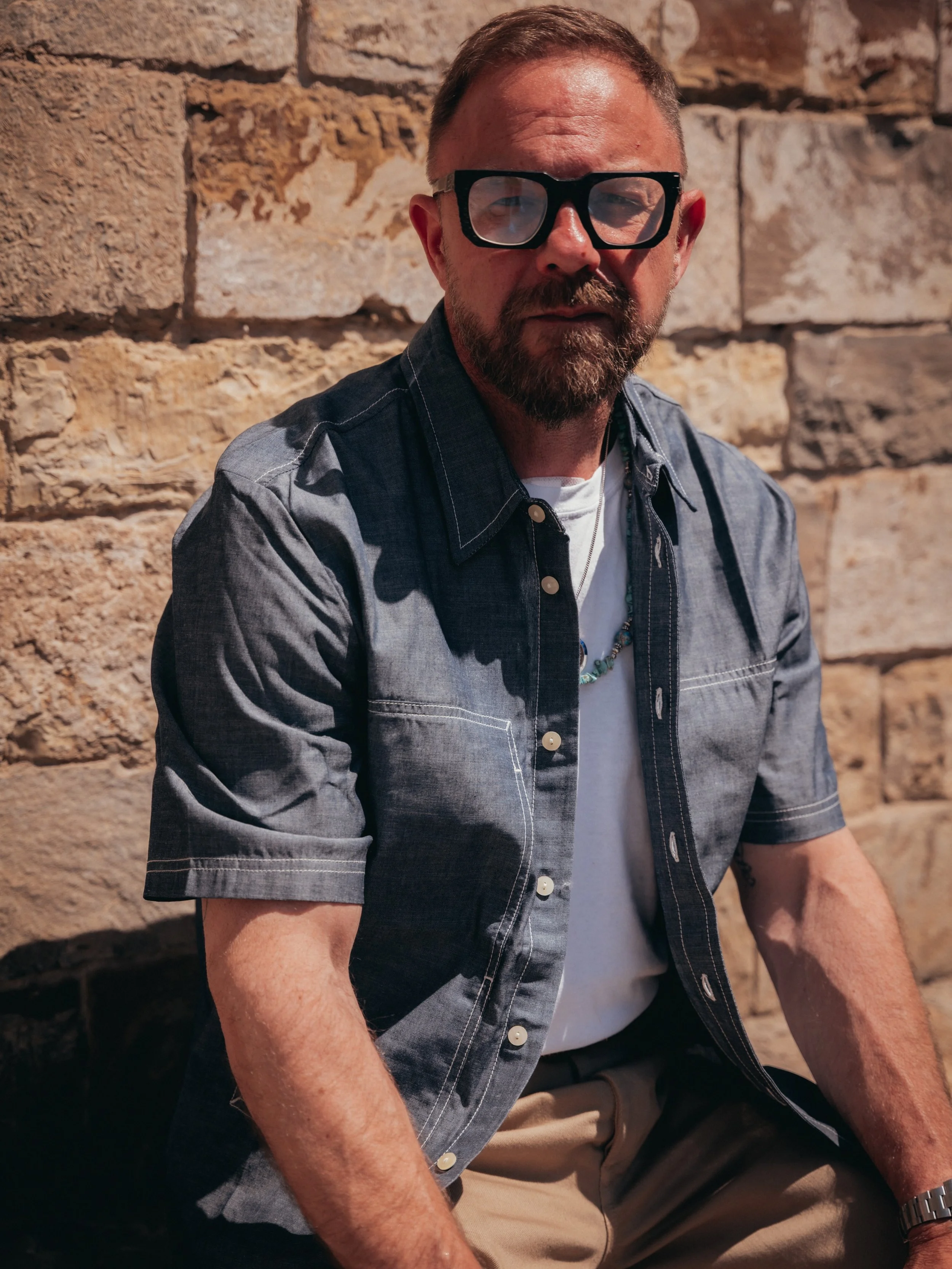 CCC Portland Chambray Short Sleeve
US Army Officers Chinos
@d_watso 📸 

Military Style &amp; Workwear Inspired. Performance fabric &amp; construction led.

Classic heritage pieces.

#newwornloved #clothandcut #heritagestyle #workwearstyle #looksgood