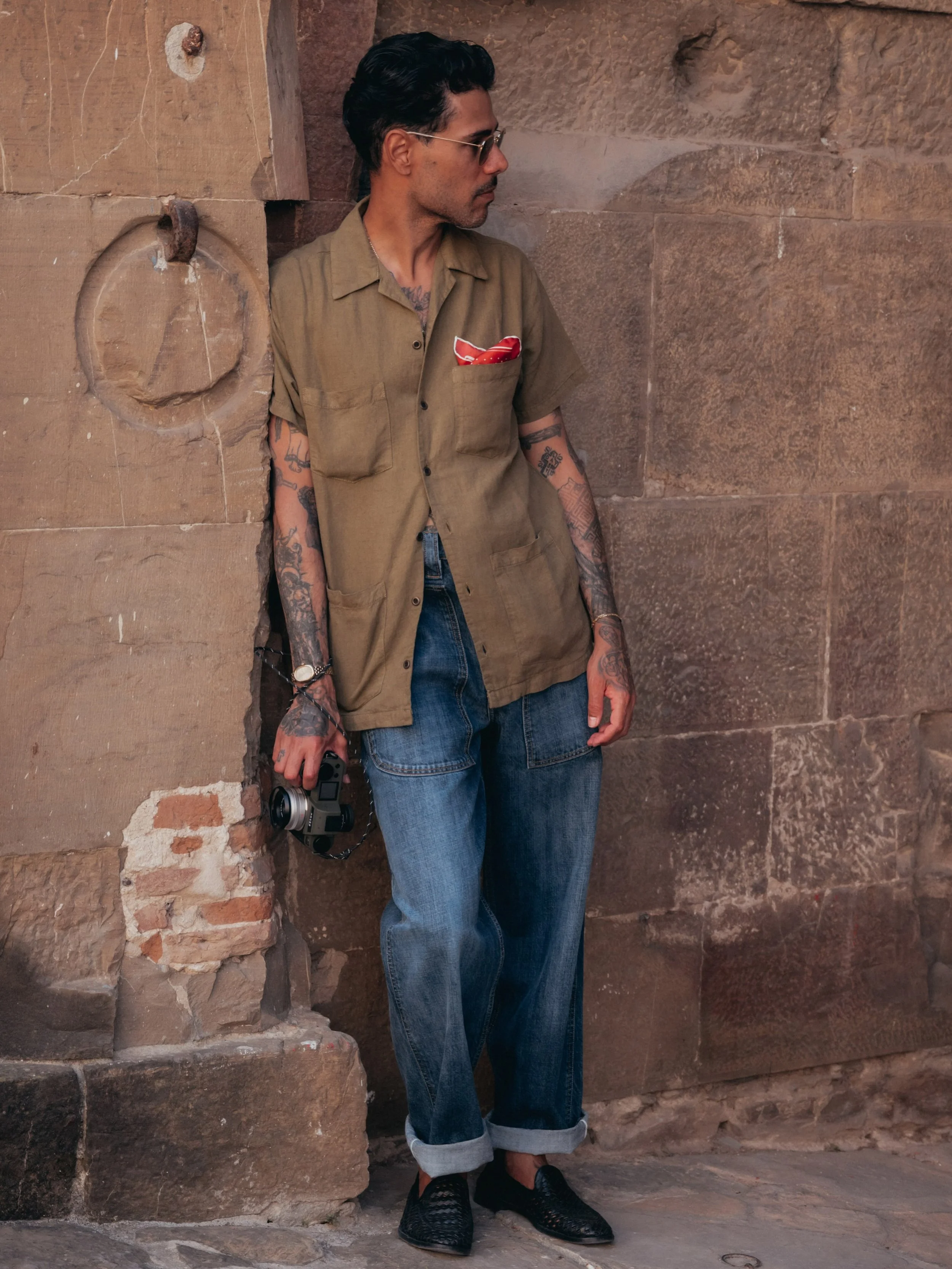 -Jungle Shirt in Linen/ Cotton
-Swiss Army Fatigues in Selvedge

@d_watso 📸

Military Style &amp; Workwear Inspired 

Performance fabric &amp; construction led

Classic heritage pieces.

#newwornloved #clothandcut #vintagemilitarystyle  #ruggedstyle