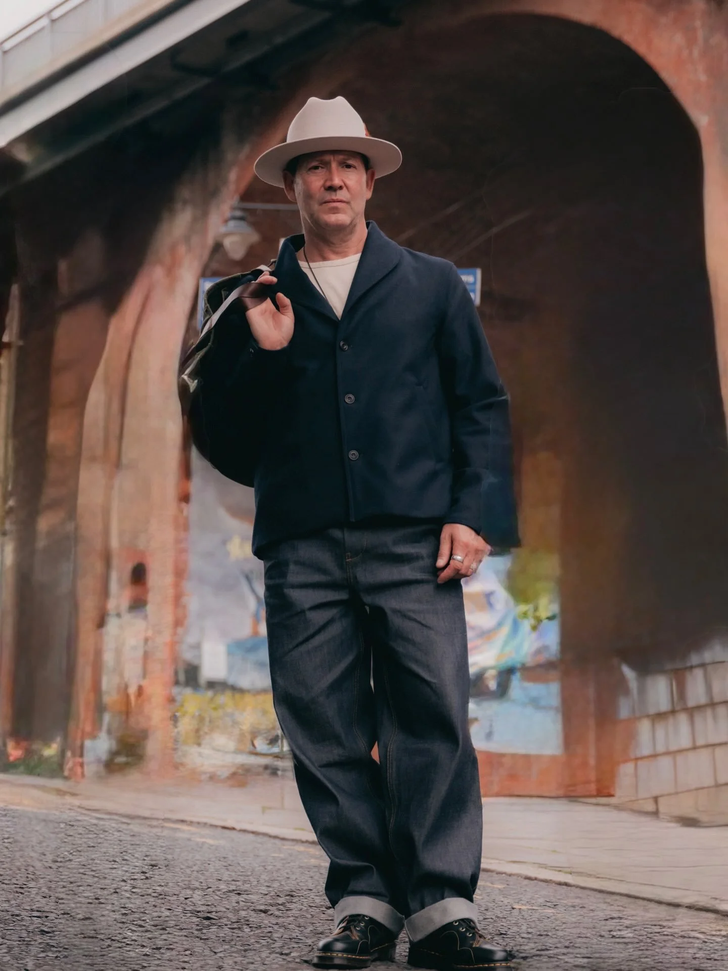 MELTON WOOL SHAWL COLLAR JACKET - FYI NO AI CONTENT IN THIS POST

A considered reinterpretation of a classic naval workwear silhouette.

The shawl collar jacket has its roots in early 20th-century US Navy workwear. For this version, we&rsquo;ve taken