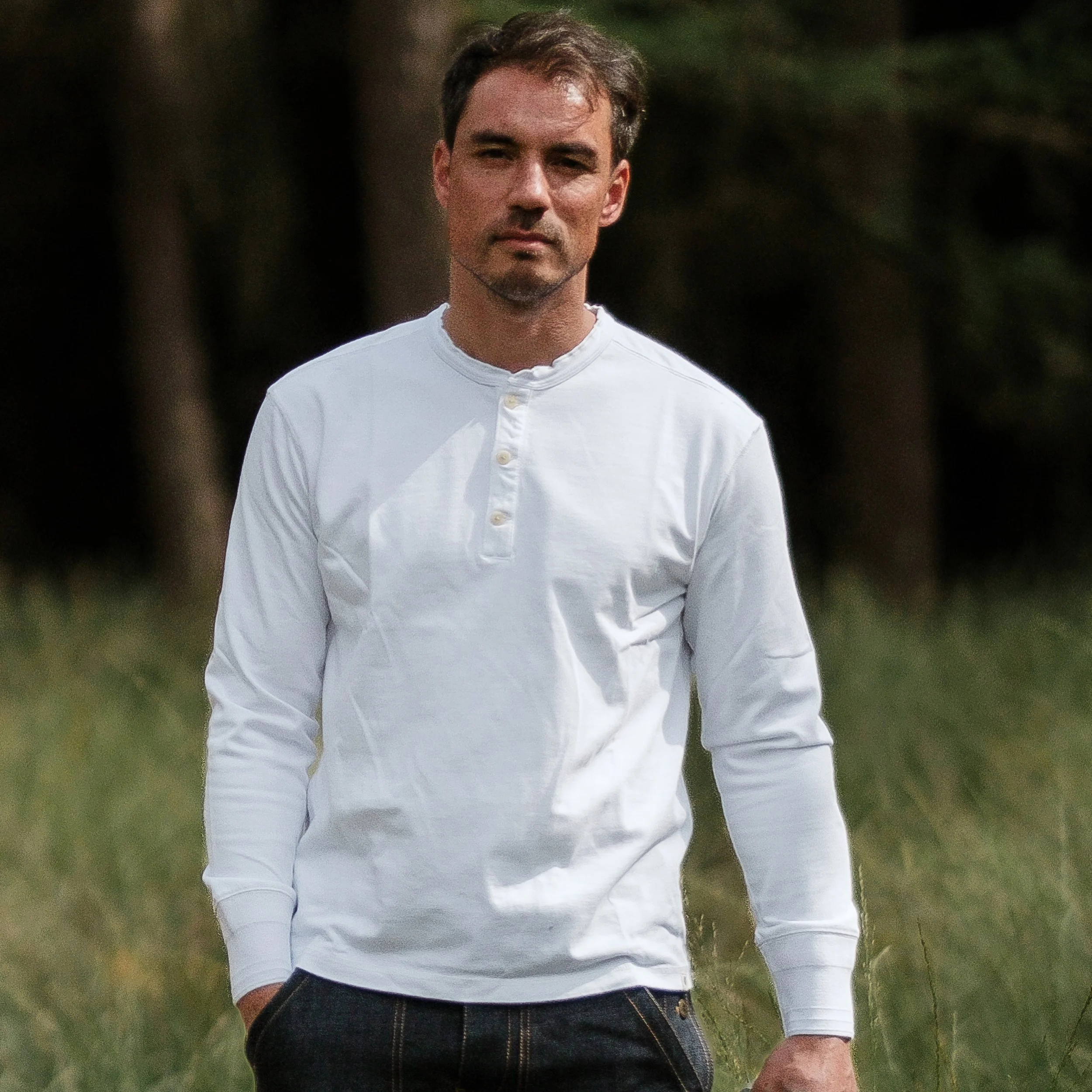 Henley&rsquo;s on their way!
300GSM - 10oz Supima&reg; organic cotton
Classic Henley neckline
3 Corozo nut buttons on placket

Military Style &amp; Workwear Inspired. Performance fabric &amp; construction led.

Classic heritage pieces.

#clothandcut 