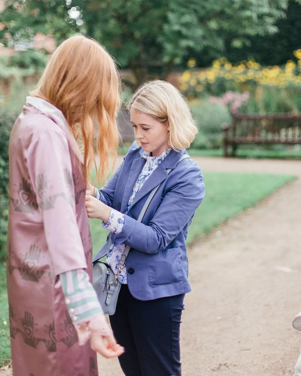 The first ever shoot I did for Olivia Annabelle for the Little Women collection at the Didsbury Botanical Gardens - it started to rain halfway through the shoot!