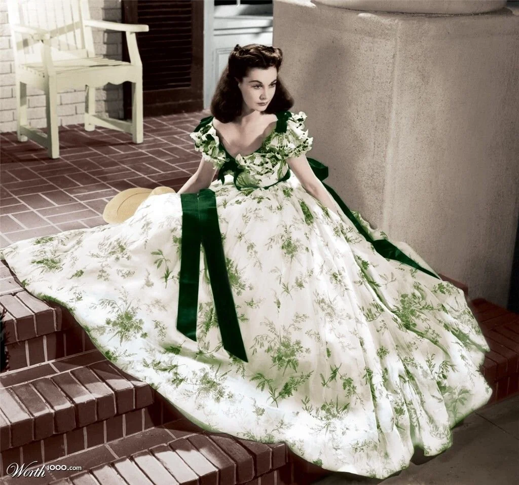 The ultimate queen of flamboyant dressing - Scarlett O’Hara. Throughout the film she wears an amazing array of dresses from the infamous BBQ dress pictured above to the magnificent green velvet dress she has made from her curtains when she’s living through the aftermath of the Civil War. Some of the dresses may (or may not) be that historically accurate but if you can manage to sit through 3h 46m of film (it has a cute interval halfway through for ice cream) you won’t be disappointed in the costume department. It’s easy to see why this glamorous film would have raised people’s spirits after the Great Depression taking $393m at the box office even with it’s controversial depiction of the Civil War.