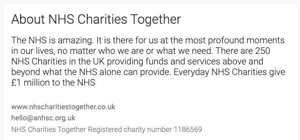 nhs charities together olivia annabelle
