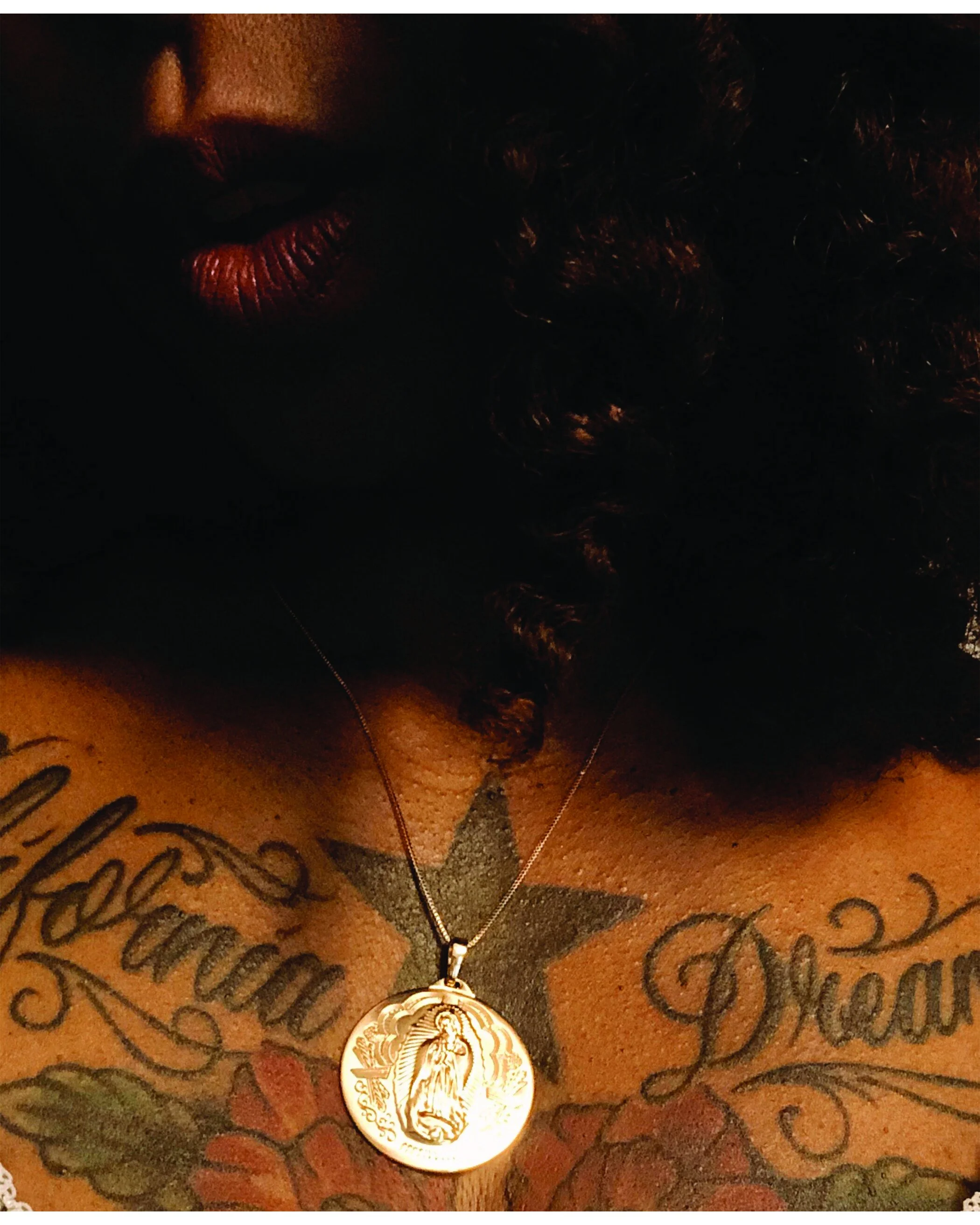 Lady Priestess Necklace (gold) by The Blaque Orchid