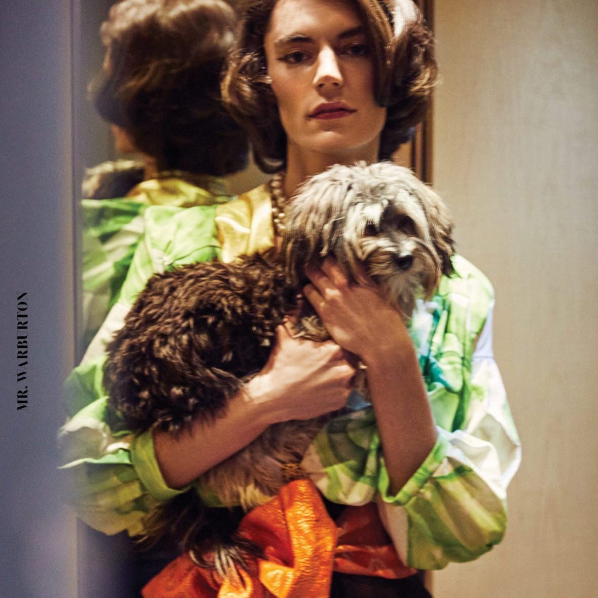 New editorial &lsquo;The Barefoot Contessa&rsquo; in @mrwarburtonmagazine featuring the S/S2021 &lsquo;THE BOTANIST&rsquo; hand-painted jacket.

The title refers to the great film starring Hollywood actress Ava Gardner, in the editorial model gender 