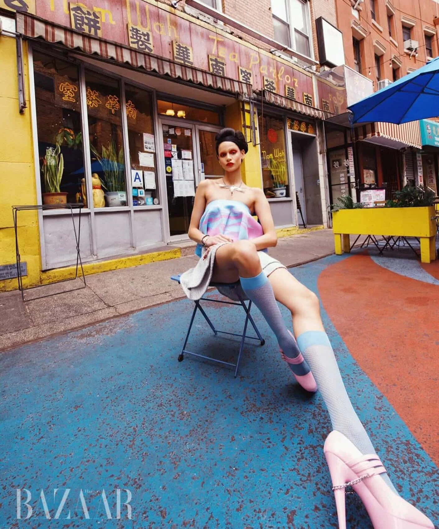 S/S 2023 &lsquo;Pink Flow&rsquo; hand-painted piece in @bazaarvietnam, Yay! 🫶

Model: Melanie Perez @melanieperez.c
for The Society management @thesocietynyc
Photographer: Tatiana Luna @tatianaluna_fp
Fashion stylist: Christine Manthey @msmanthey
Sh
