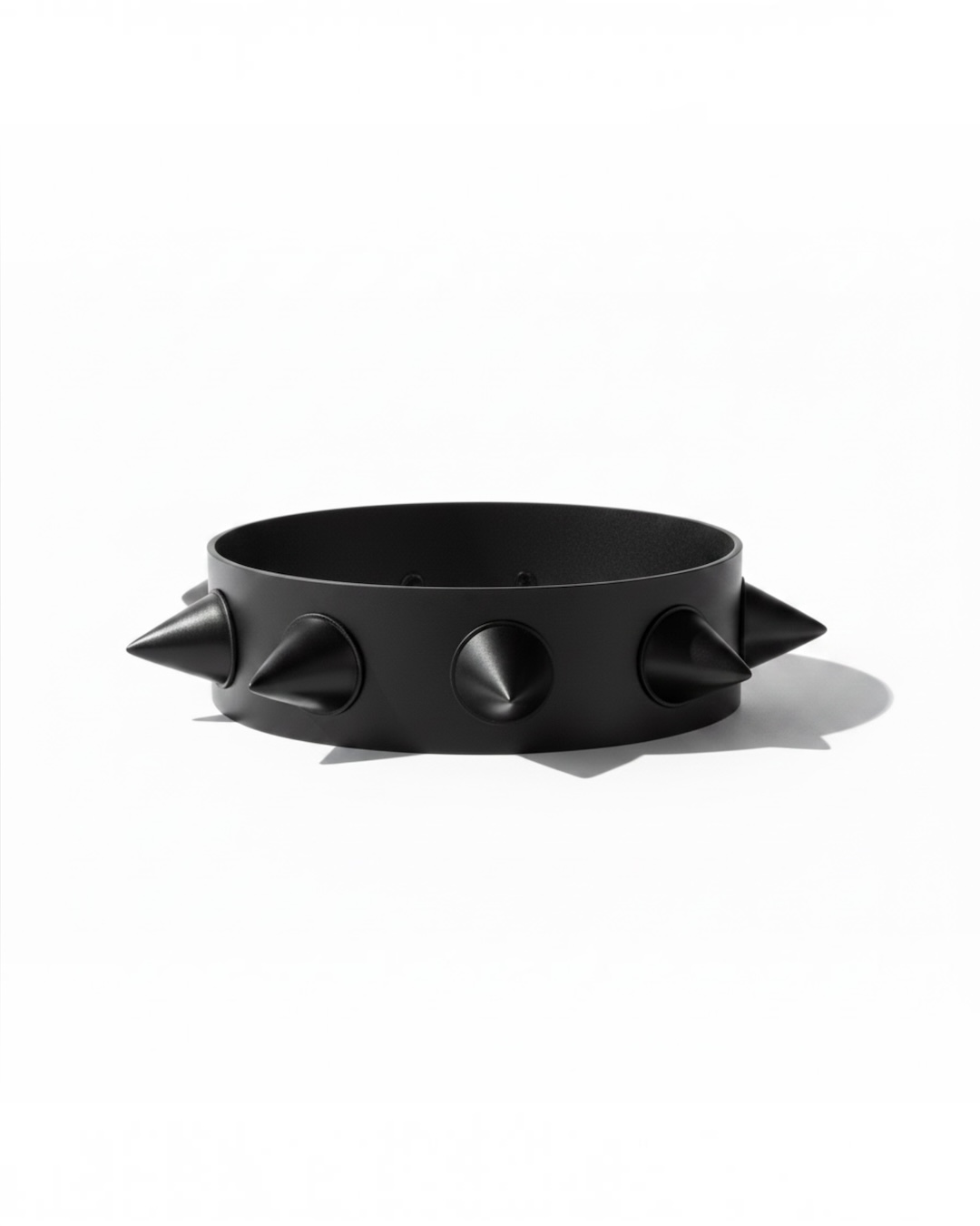 Black belt with spikes