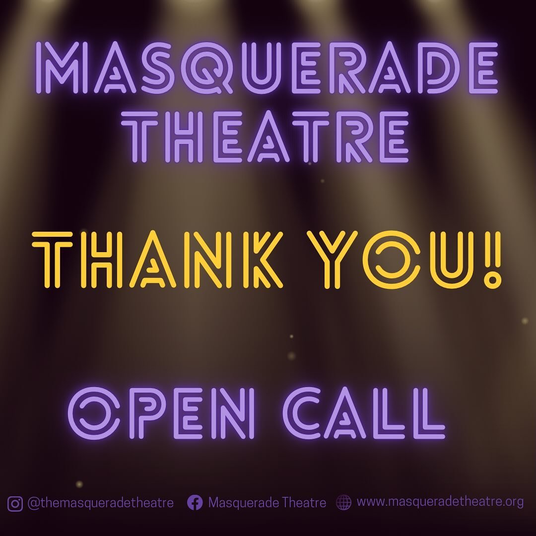 We at Masquerade would like to take a moment and extend a gracious THANK YOU to all of those who attended our Open Call this past weekend! We were overwhelmed with the amount of new talent that walked through our chocolate-scented lobby (IYKYK), and 