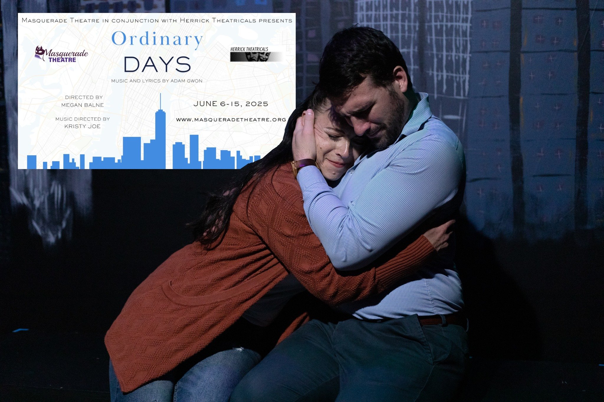 Ordinary Days is back tonight through Father Day with a special Father's Day discount!

&ldquo;&hellip;this has easily been one of my favorite shows that I have seen this year. With a heartfelt story filled with powerful moments and songs, this cast 