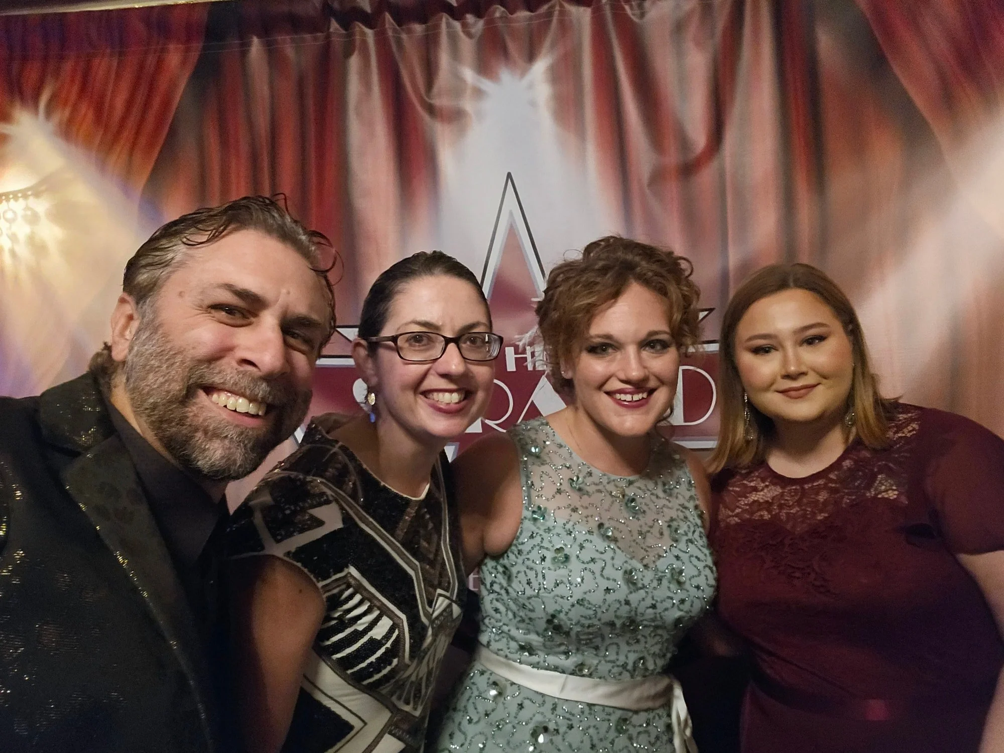 Masquerade Theatre was proud to attend the NJAct Perry awards last night.  Our own Rebecca Sisley was nominated for Outstanding Costume Design of a musical for You're a Good Man, Charlie Brown.  Georgia DeFrank and Megan Knowlton Balne were nominated