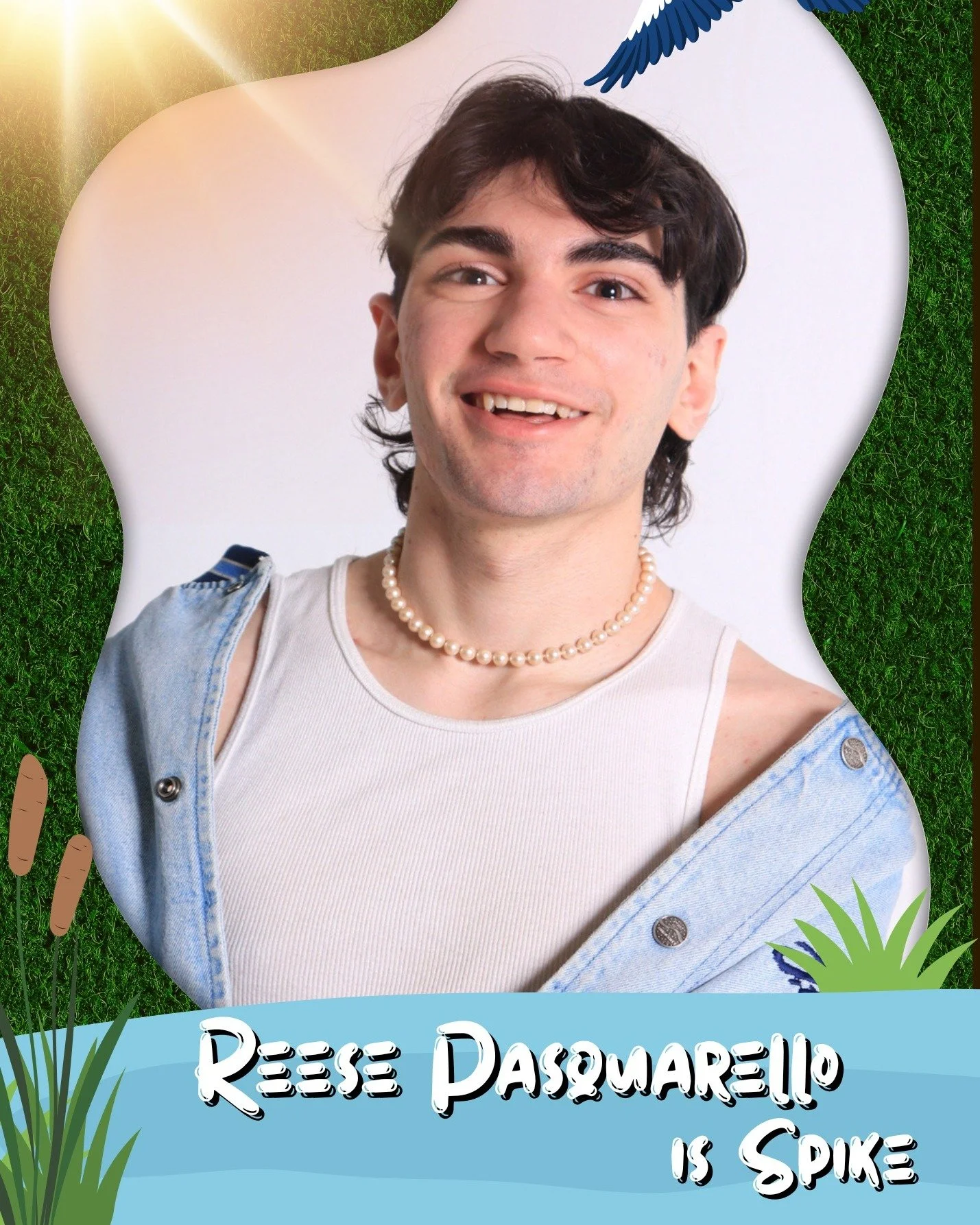 T-MINUS 4 (FOUR) DAYS TO OPENING OF VANYA AND SONIA AND MASHA AND SPIKE

MEET THE CAST!
REESE PASQUARELLO is SPIKE

Reese Pasquarello (He/Him) is a Ramapo College alumni with a B.A. in Theater Directing/Theater Studies. He is currently working as a D