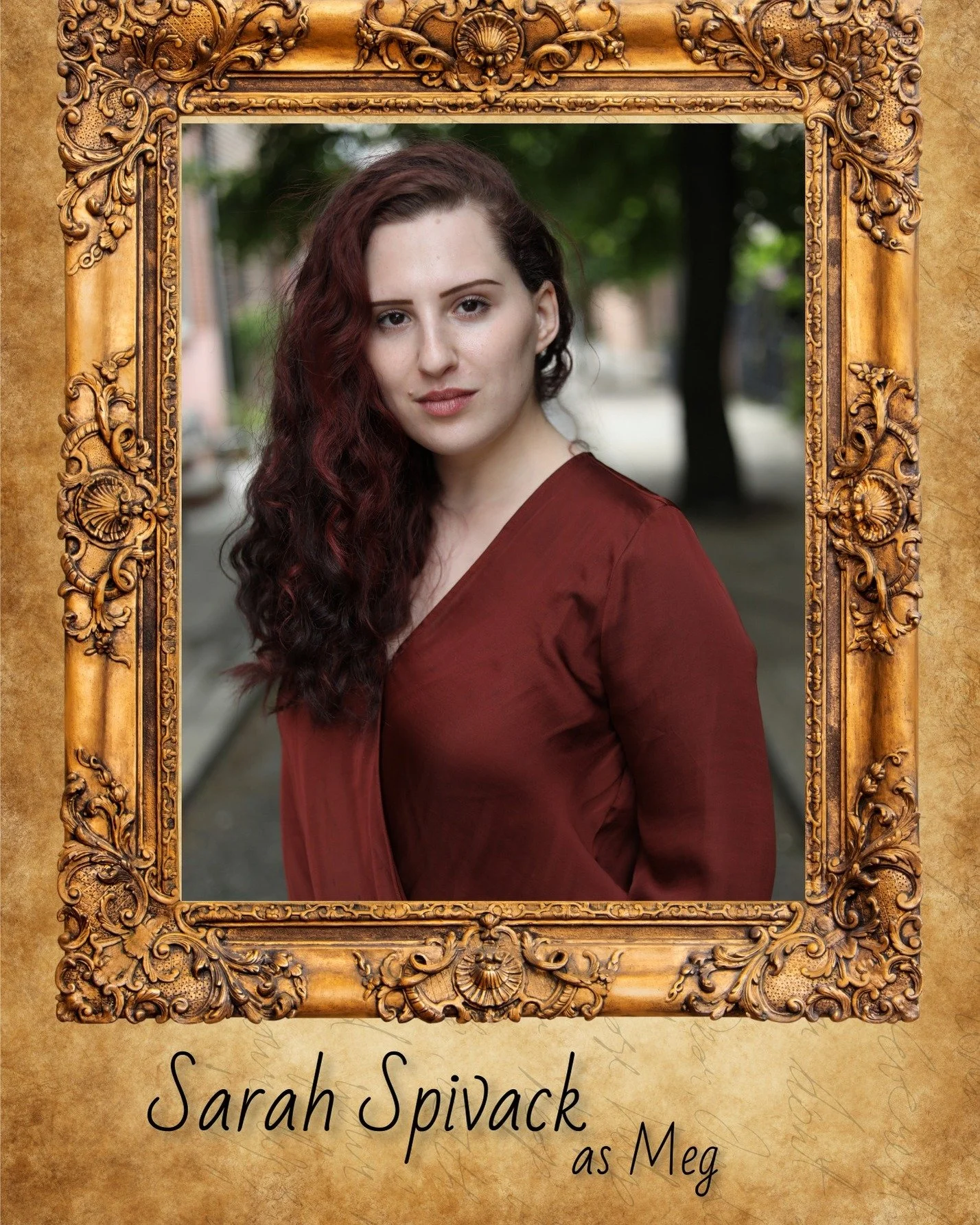 Today we spotlight SARAH SPIVACK, playing MEG in Little Women!

Sarah is thrilled to be playing the big sister Meg March for Masquerade's production of Little Women. This is her first full production with Masquerade, though you may remember her from 