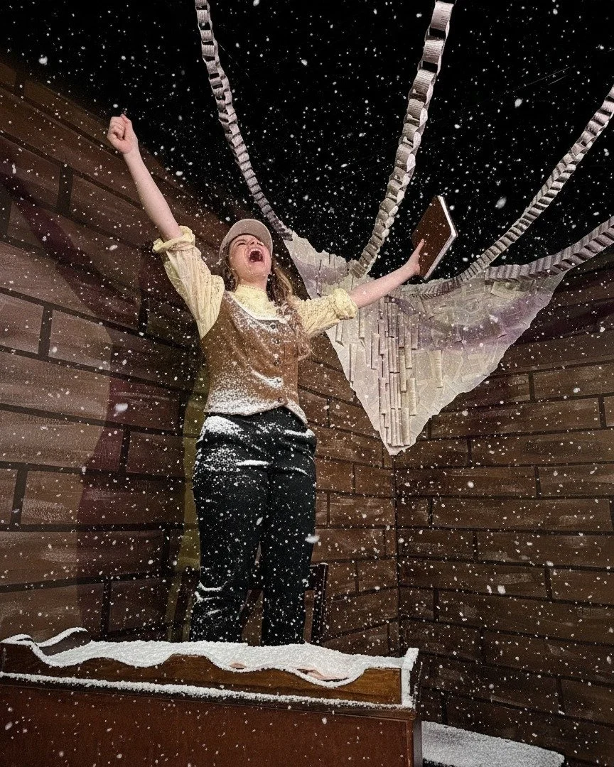 Let it snow!  Masquerade WILL be performing this afternoon at 2pm so come out and join us on this beautiful snowying day!  In other exciting news, due to ticket sales, we will be extending our run to add a final performance on Sunday, December 21st a