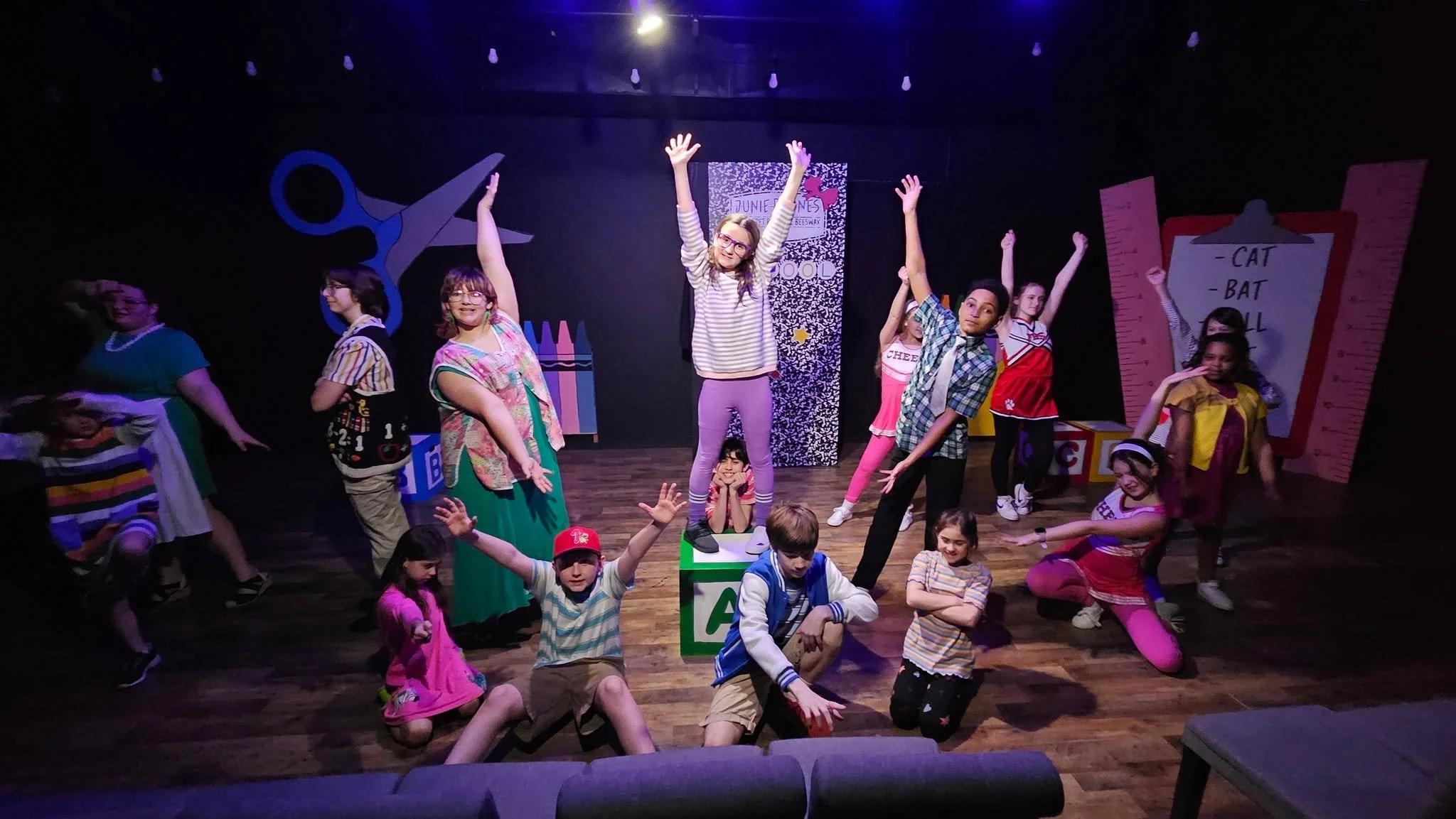 Happy closing Junie B. Jones, Jr. cast!  Only 2 more opportunities to get in on the fun!  Today at 3pm and 7pm.