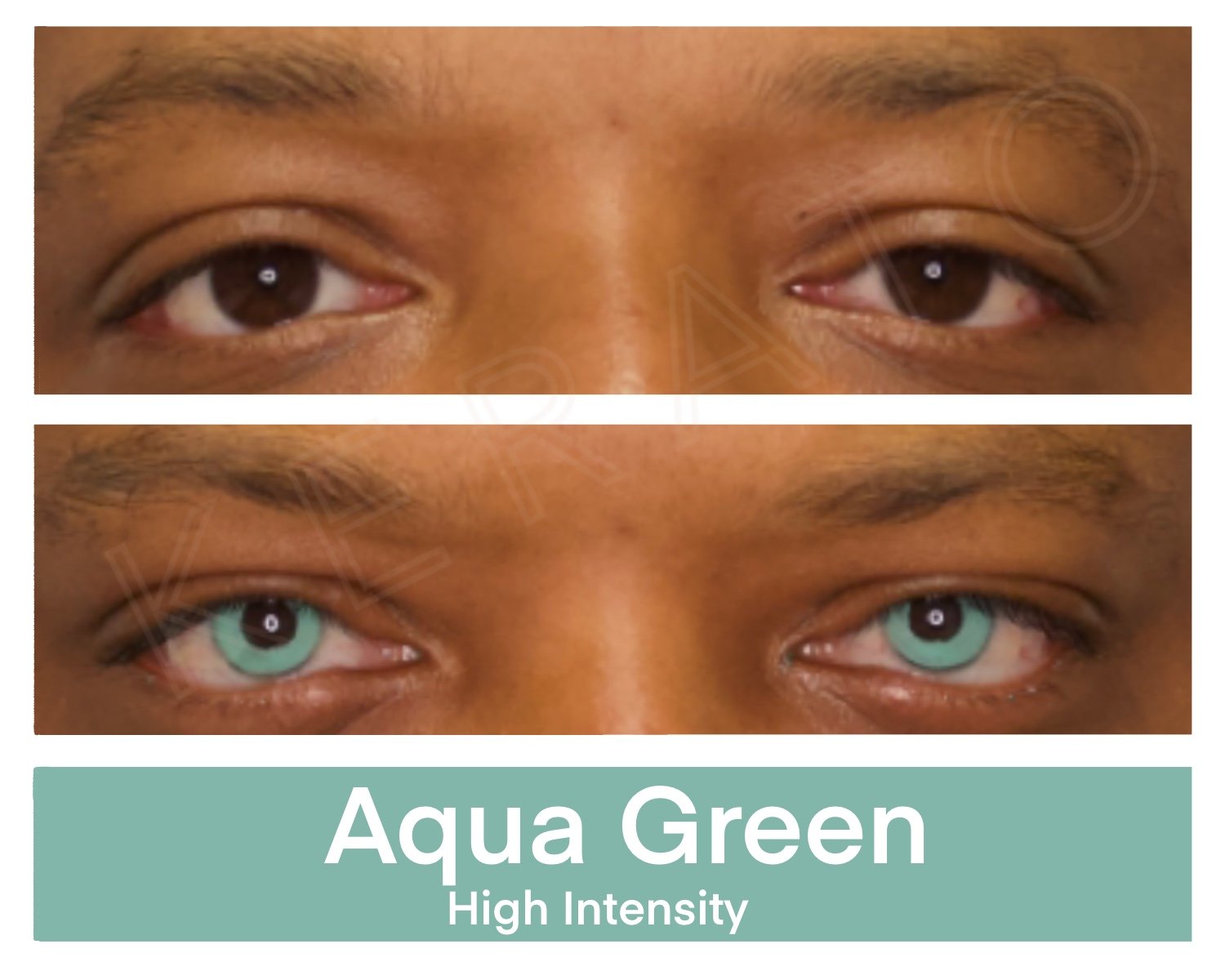 Kerato with Aqua Green High Intensity Color