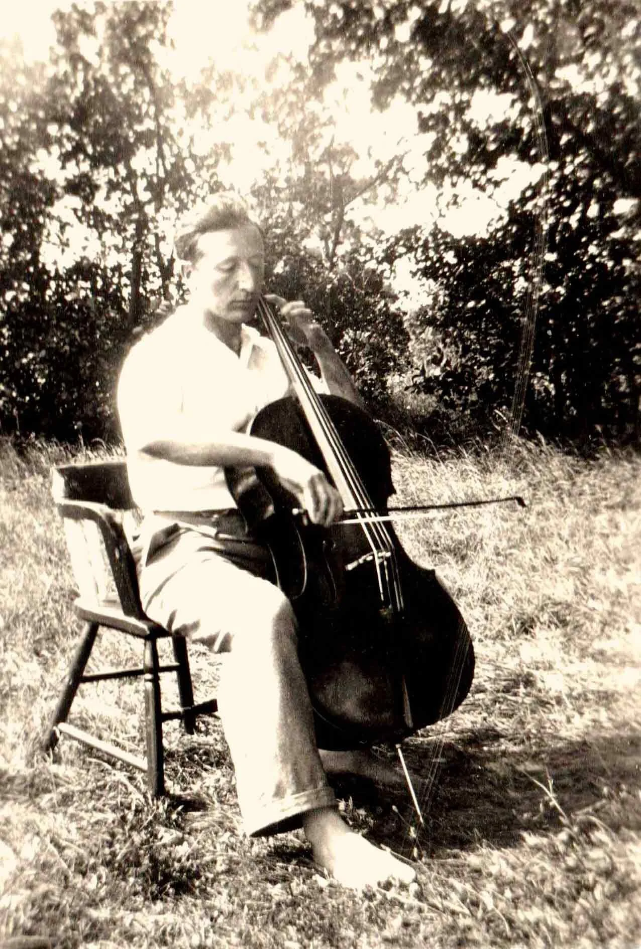 Paul Hermann posed for Zadkine