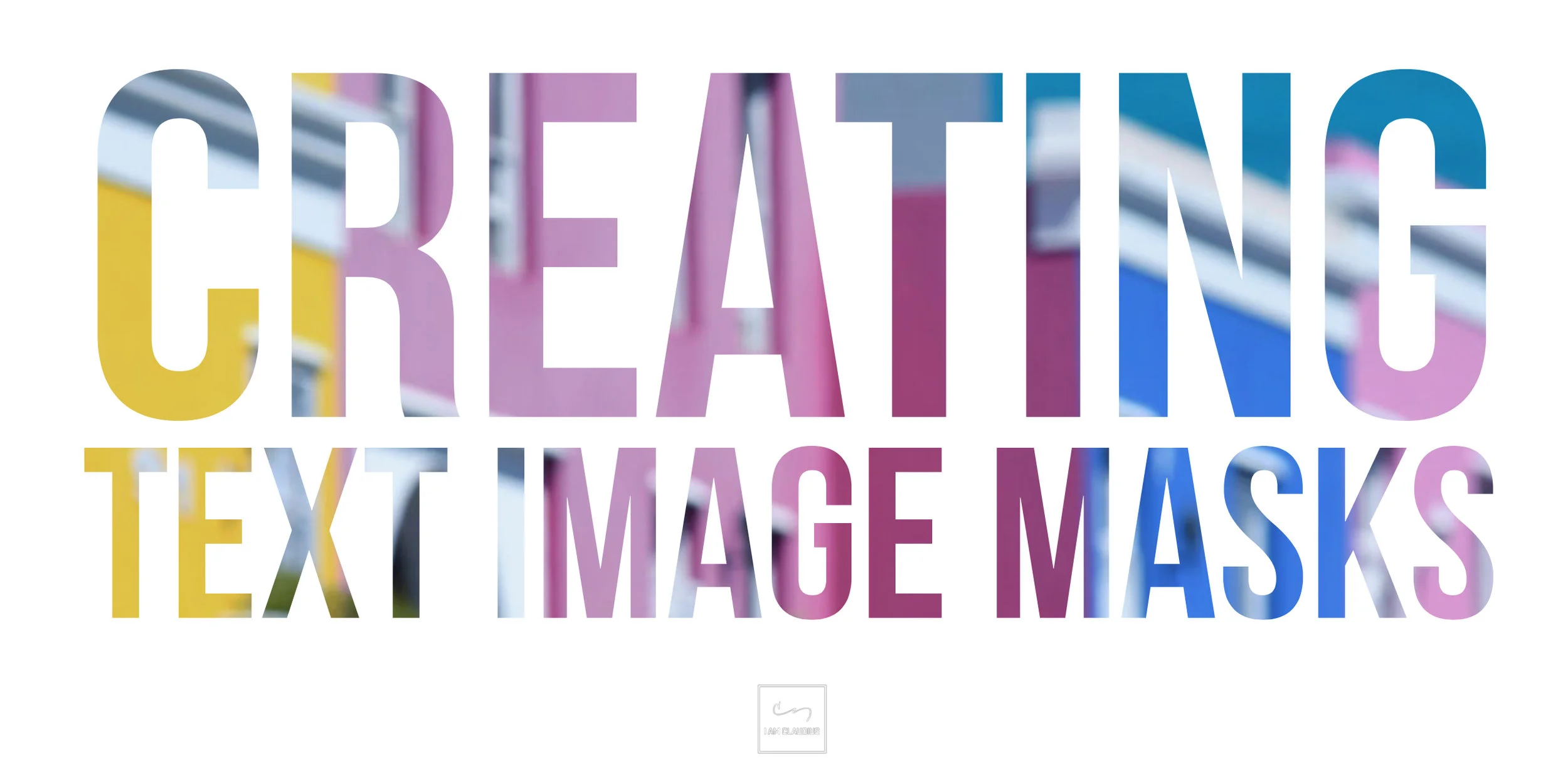 Adobe Spark Post: Text Image Mask