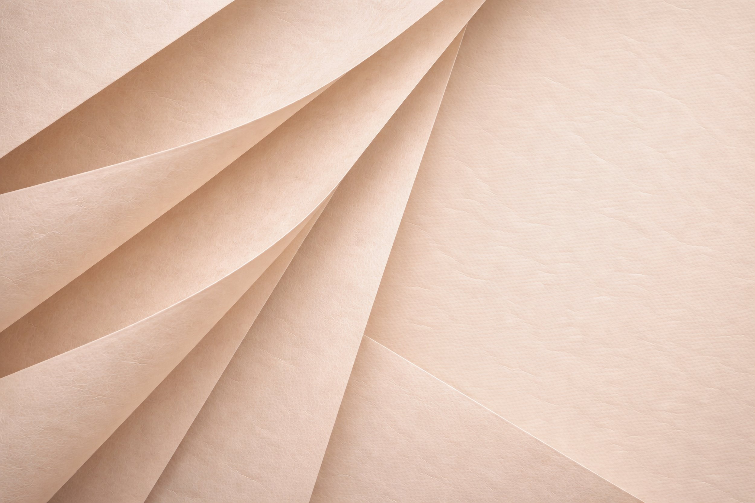 abstract light pink paper folds