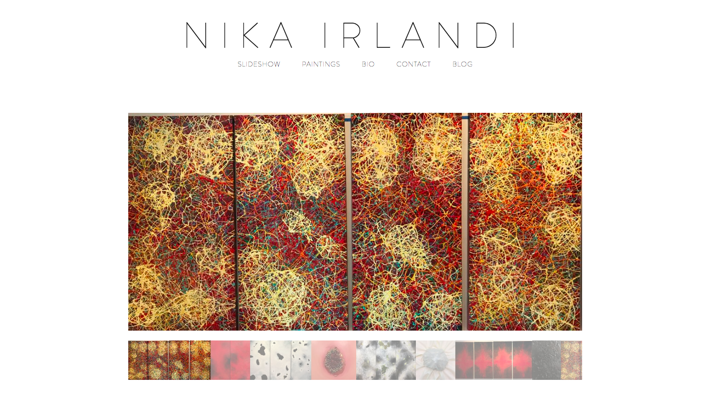 Nika Irlandi Art Website
