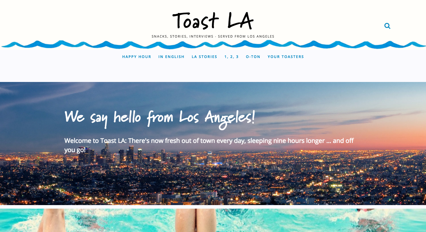 Toast LA Website