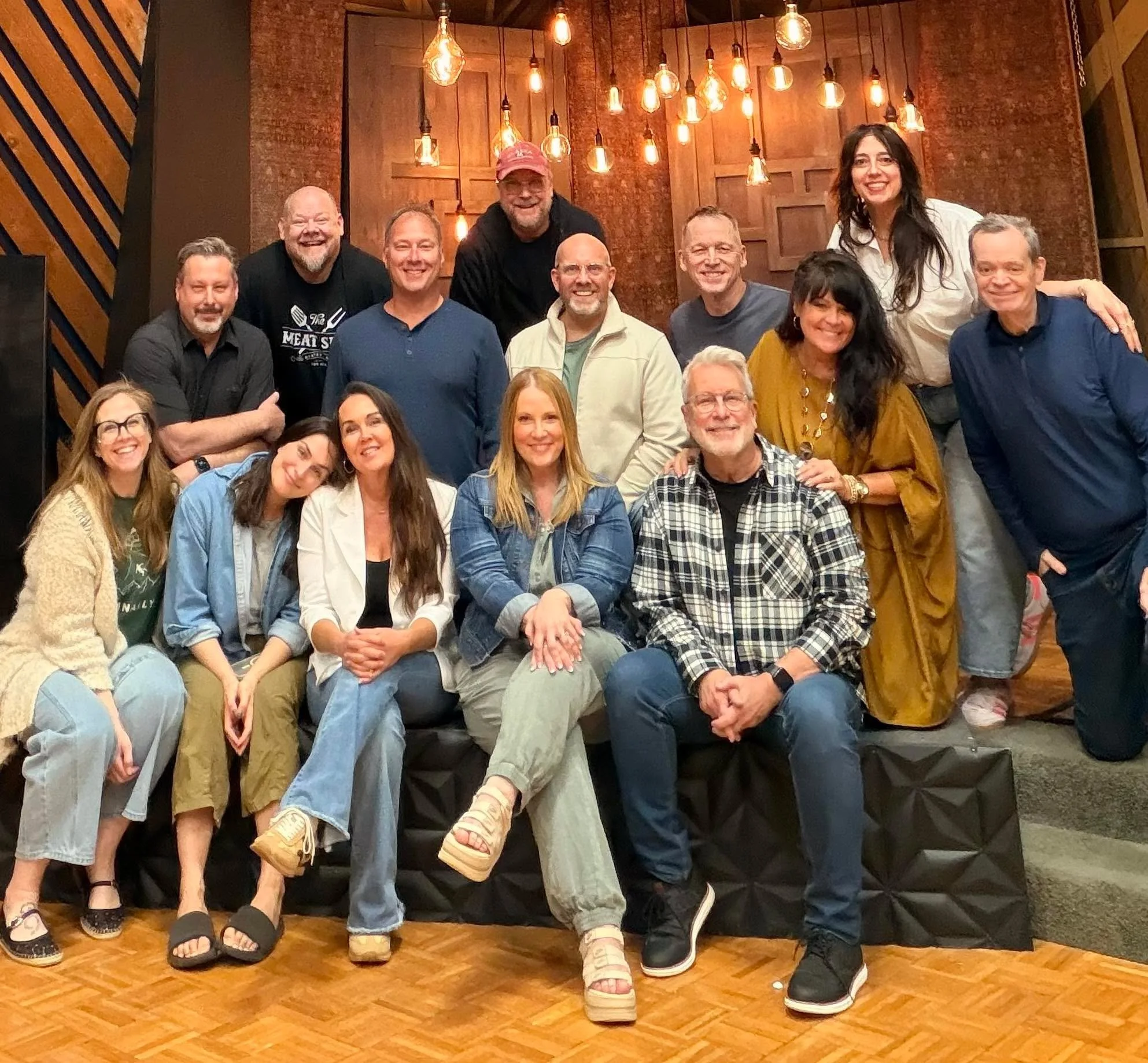 We made a lot of great music yesterday. Thanks to incredible writers and arrangers, Lorenz Music, Gaither Music, killer band and Orch and all the faces in this photo.