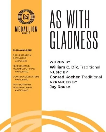 AS WITH GLADNESS