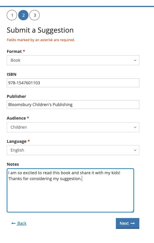 Library — Jasmine writes