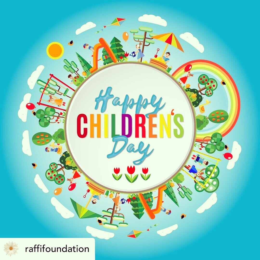 It&rsquo;s a perfect day to recommit to making our planet a safer, kinder, loving and more beautiful home for ALL of Our Children💛

Posted @withregram &bull; @raffifoundation Today is #WorldChildrensDay, the anniversary of both the UN Declaration of