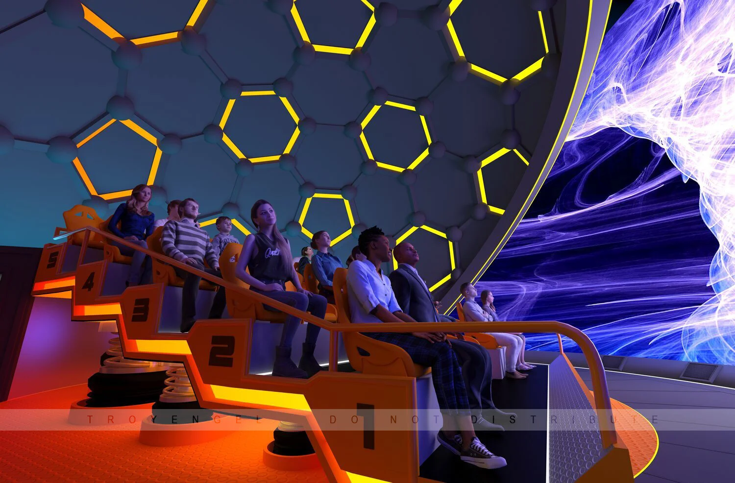 Initial exhibit rendering for museum’s fundraising book