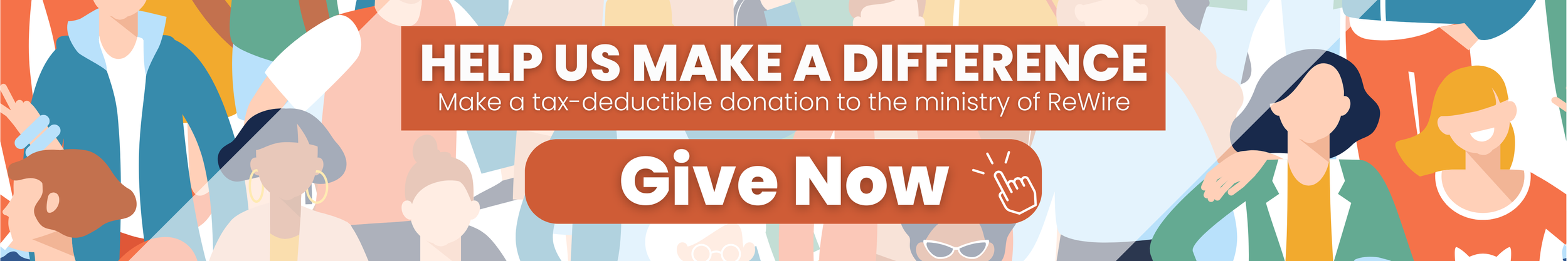 give to rewire banner