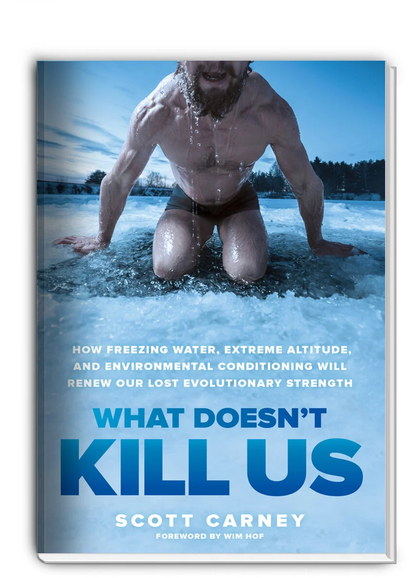  Investigative journalist and anthropologist Scott Carney takes up the challenge to find out: Can we hack our bodies and use the environment to stimulate our inner biology? Helping him in his search for the answers is Dutch fitness guru Wim Hof, whose ability to control his body temperature in extreme cold has sparked a whirlwind of scientific study. Carney also enlists input from an Army scientist, a world-famous surfer, the founders of an obstacle course race movement, and ordinary people who have documented how they have cured autoimmune diseases, lost weight, and reversed diabetes. In the process, he chronicles his own transformational journey as he pushes his body and mind to the edge of endurance, a quest that culminates in a record-bending, 28-hour climb to the snowy peak of Mt. Kilimanjaro wearing nothing but a pair of running shorts and sneakers. A primer on the mind-body connection. 