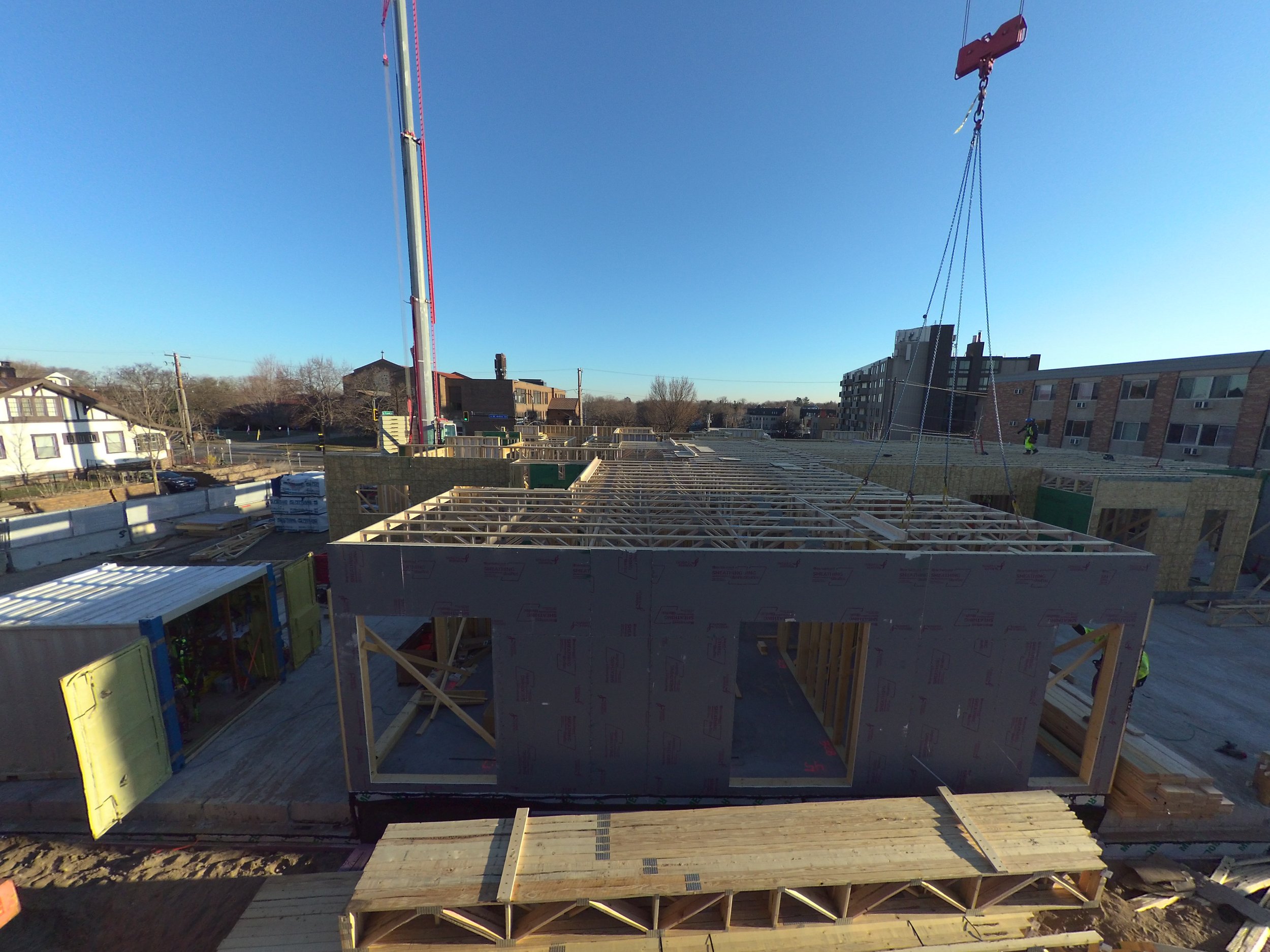 Construction progress photo