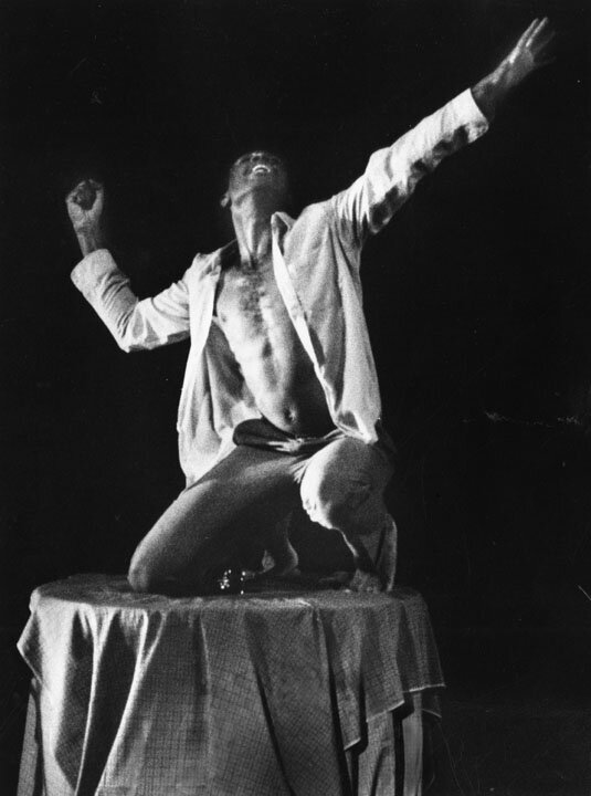  Forrest Gardner is pictured in Ruby Millsap's "Souvenir", the Black Dance Retrospective program held at the Ford in 1985 