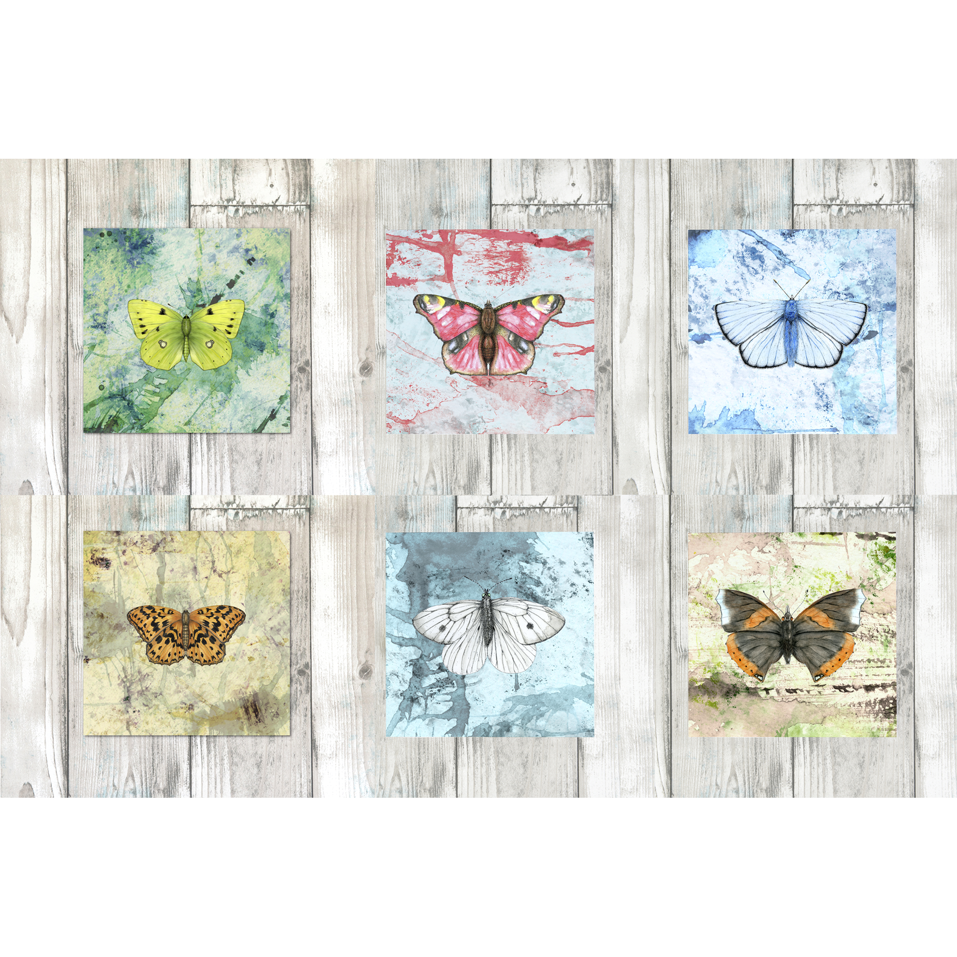 Butterfly Design sets on cotton fabric