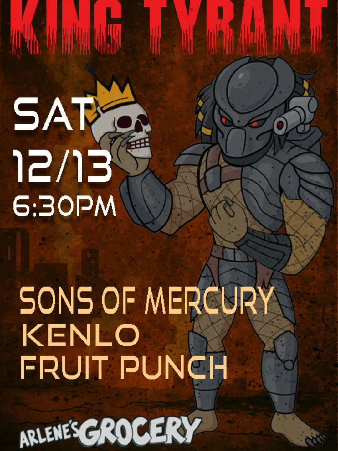 Rocking @arlenesgrocery this Sat 12/13 with some awesome bands. Don't miss out! 
Doors 6:30pm
Show starts 7:00pm
We go on 8:00pm
Tix link in bio
Arlene's Grocery 95 Stanton St, NYC 
🤘🏻🤘🏻🤘🏻
.
.
.
#arlenesgrocery #nycmusicians #nycband #nycmusics