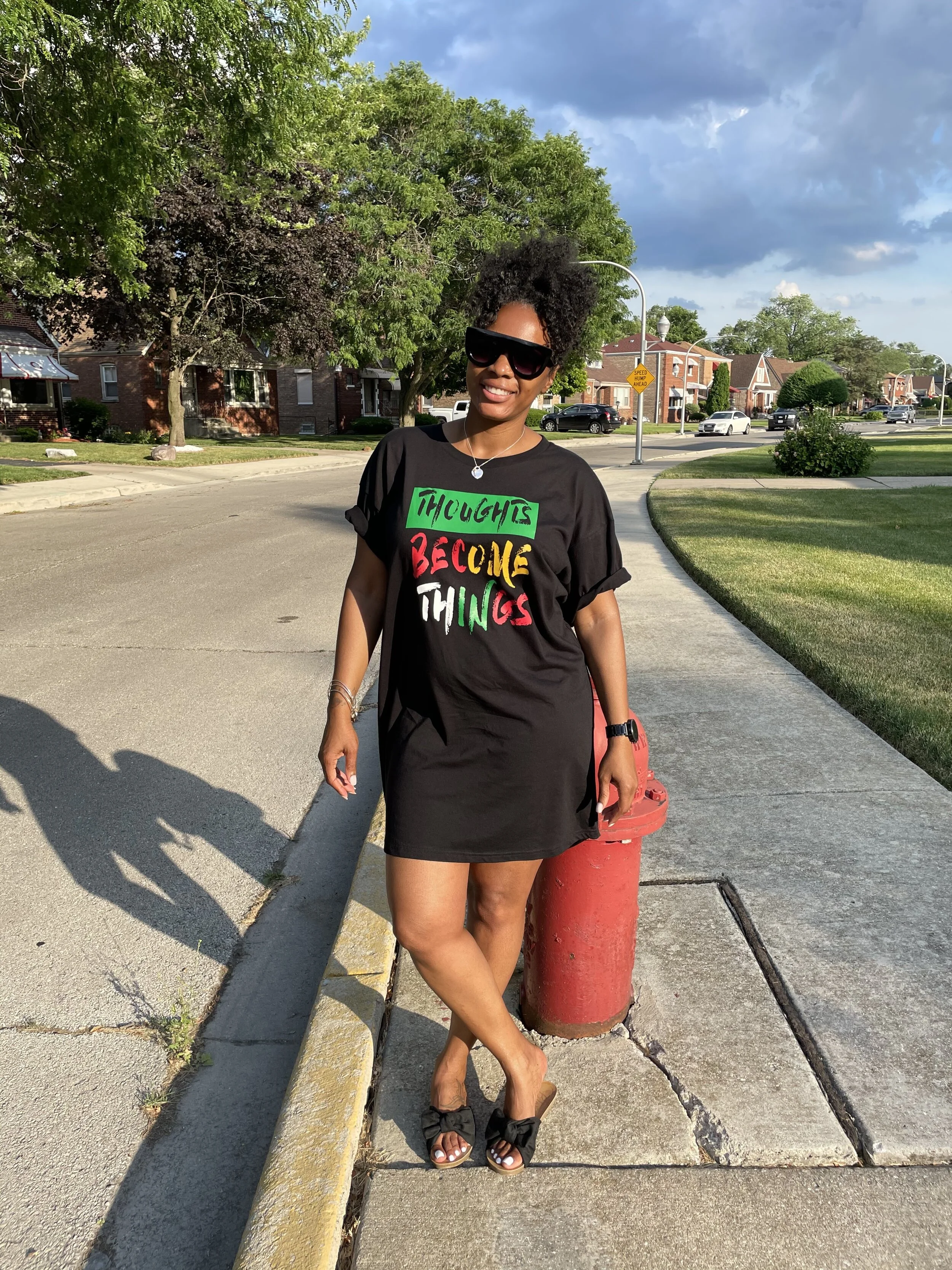 JUNETEENTH TSHIRT DRESS