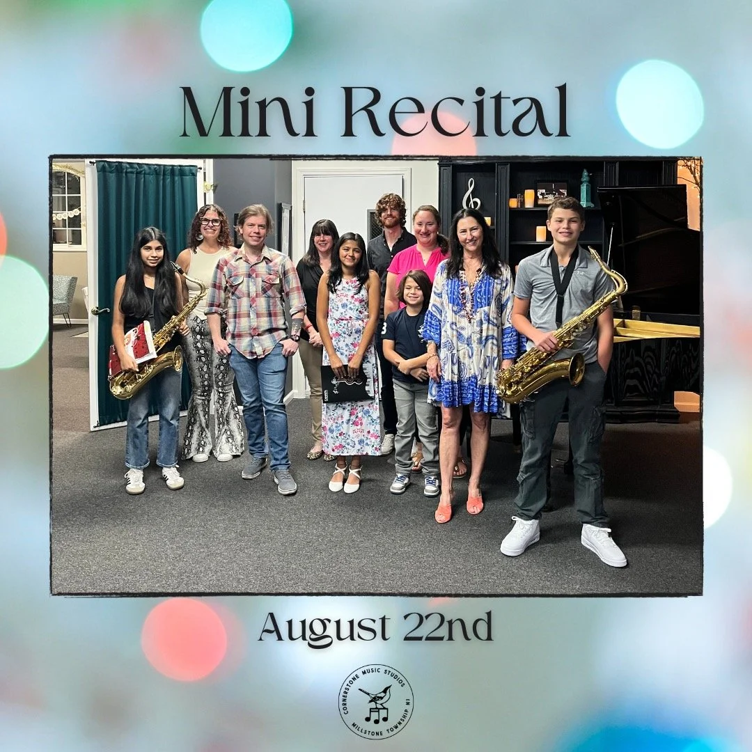 Bravo to all of our performers in our August 22nd Mini Recital! 🎉

We&rsquo;re looking forward to our next mini recital on September 12th at 7:30pm! 🎼

#cornerstonemusicstudios #millstonetwpnj #musiceducation #musicrecital #millstonemusicproud