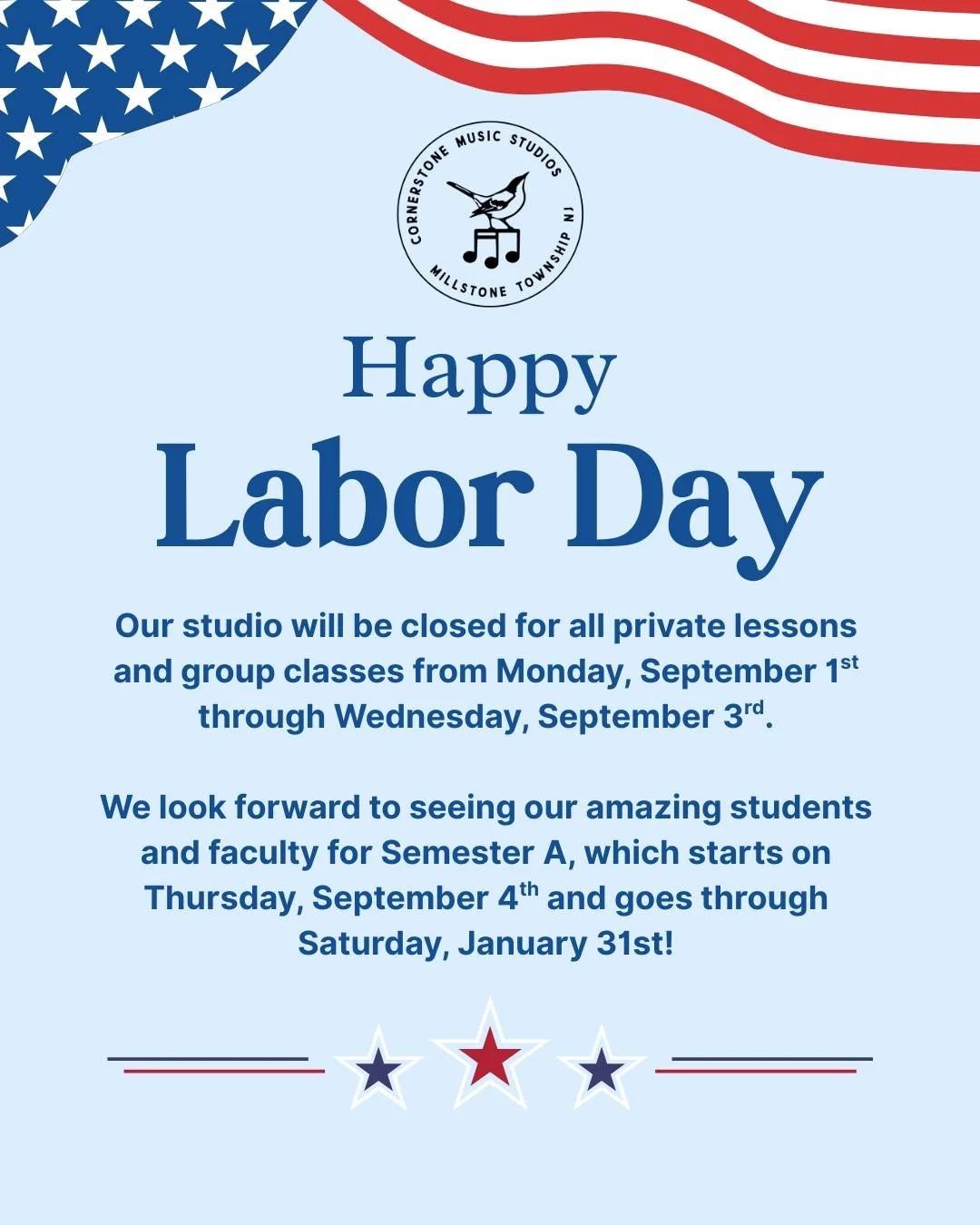 ❓Did you know?

🇺🇸 Observed the first Monday in September, Labor Day is an annual celebration of the social and economic achievements of American workers. The holiday is rooted in the late nineteenth century, when labor activists pushed for a feder