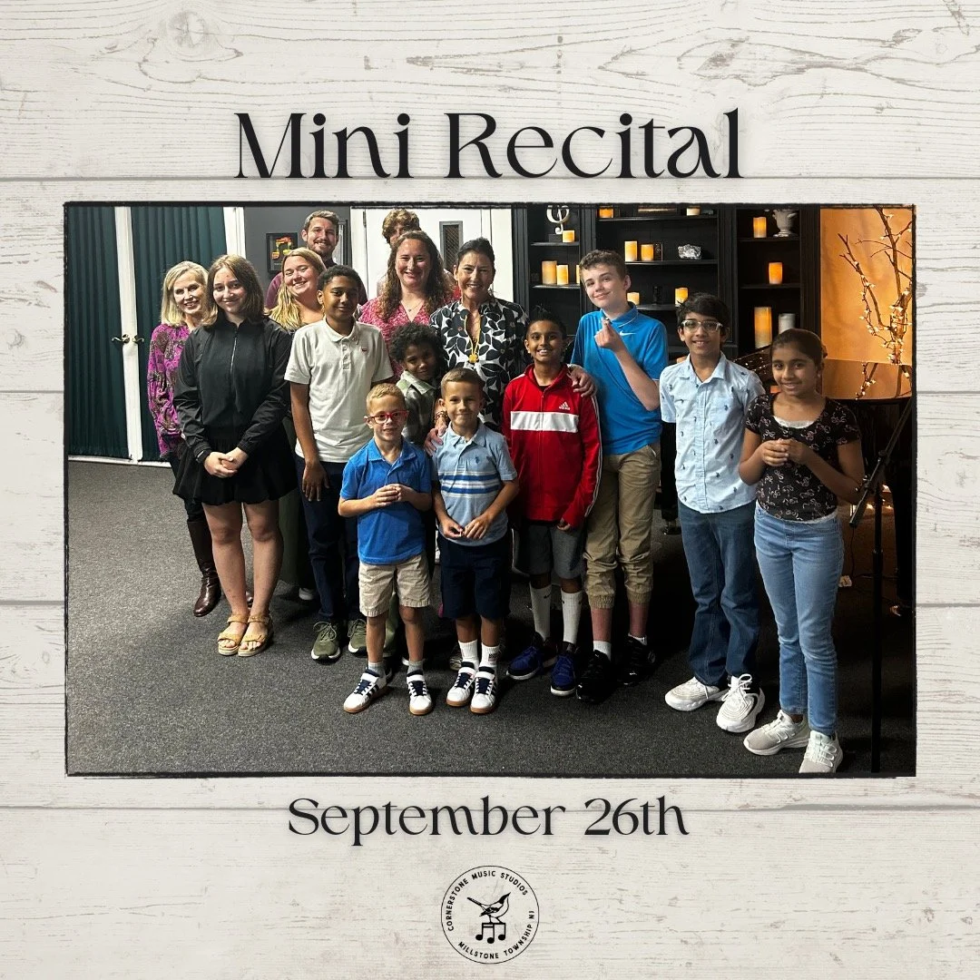 Bravo to all of our performers in our September 26th Mini Recital! 🎉

We&rsquo;re looking forward to our next mini recital on October 10th at 7:30pm! 🎼

#cornerstonemusicstudios #millstonetwpnj #musiceducation #musicrecital #millstonemusicproud
