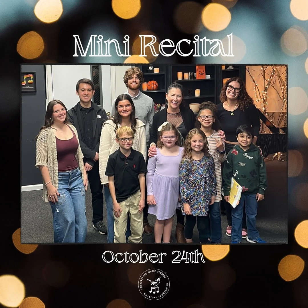 Bravo to all of our performers in our October 24th Mini Recital! 🎃

We&rsquo;re looking forward to our next mini recital on November 7th at 7:30pm! 🎼

#cornerstonemusicstudios #millstonetwpnj #musiceducation #musicrecital #millstonemusicproud