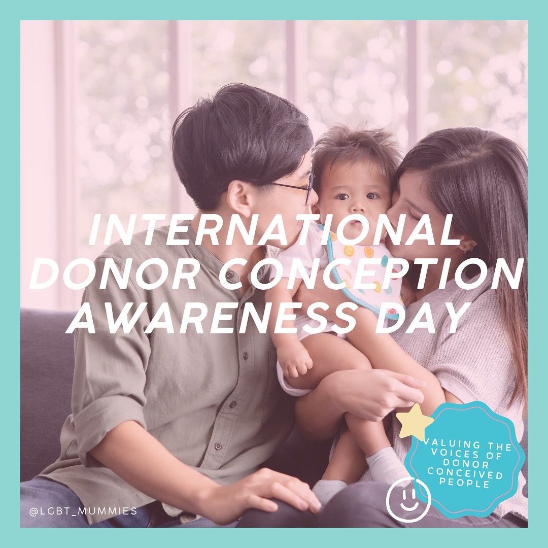 🩷INTERNATIONAL DONOR CONCEPTION AWARENESS DAY🩷
.
🩵Today is International Donor Conception Awareness Day.
.
🩷When the day was first created, @janarupnowlpc brought together a group of organizations to create &amp; found the day, to create positive