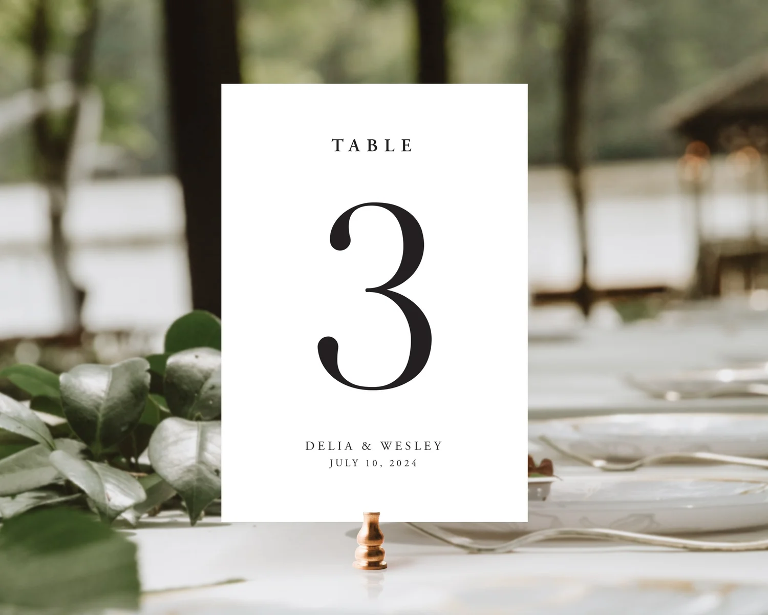 Table Numbers — PAIGE BY DESIGN