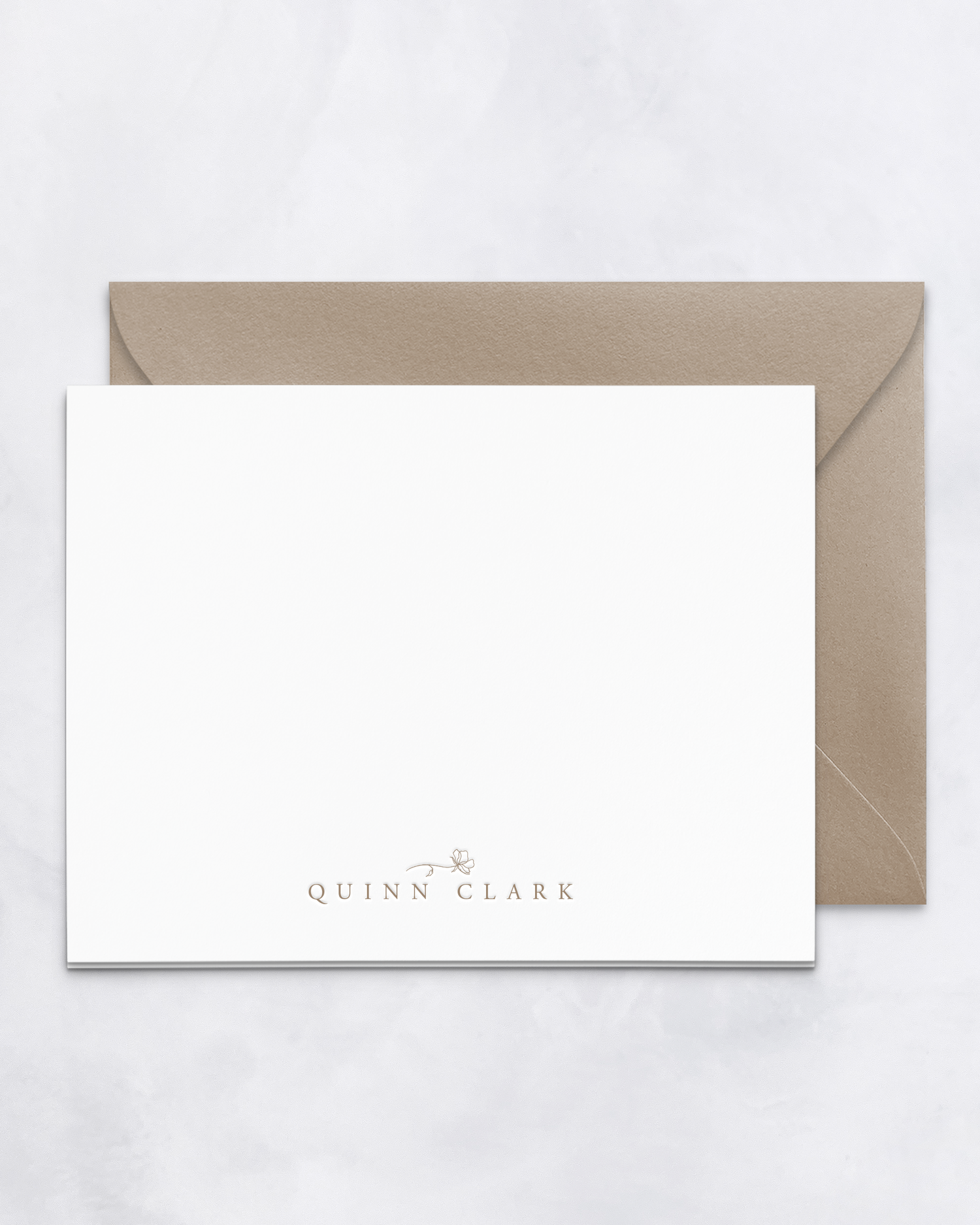 Personalized Stationery with Name (Folded Card) — PAIGE BY DESIGN