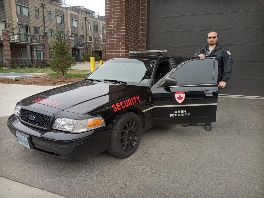 Mobile patrol security vehicle in Beamsville