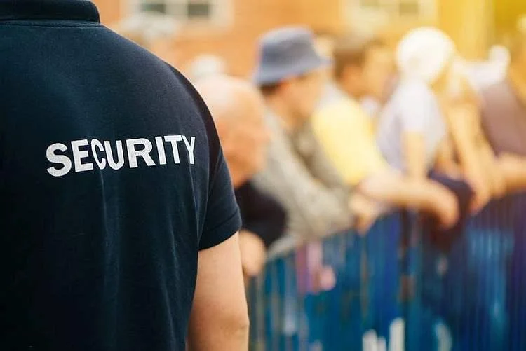 Event security guards managing crowds in Beamsville