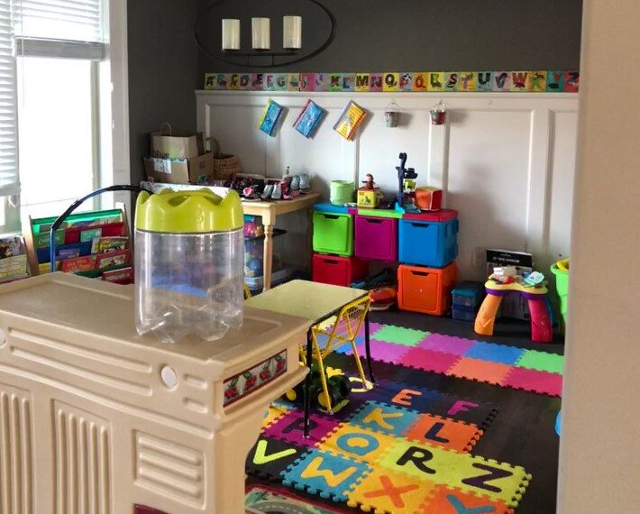 Before: Dining Room was used as a Playroom in Kansas City Kansas