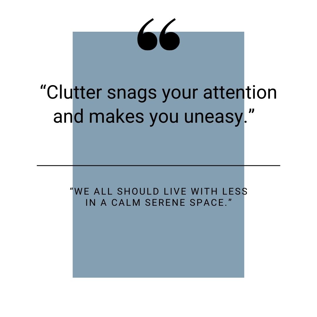 Clutter snags your attention by TWEAK Staging &amp; Redesign metro Kansas City Missouri and Kansas