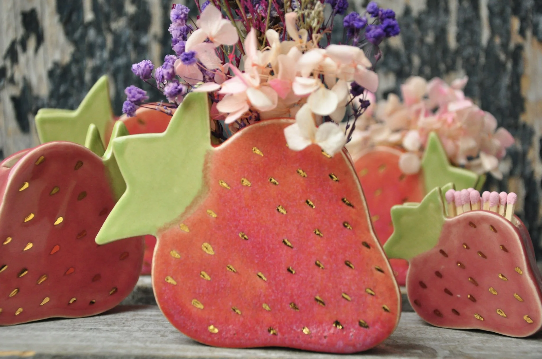 Strawberry mini Bud Vase (Copy)